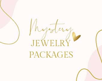 Pakiety biżuterii Mystery Jewlery, Tajemnicza torba na biżuterię, Torba na biżuterię, Tajemniczy zestaw biżuterii, Torby na biżuterię, Pomysły na prezenty dla niej, Prezenty jubilerskie