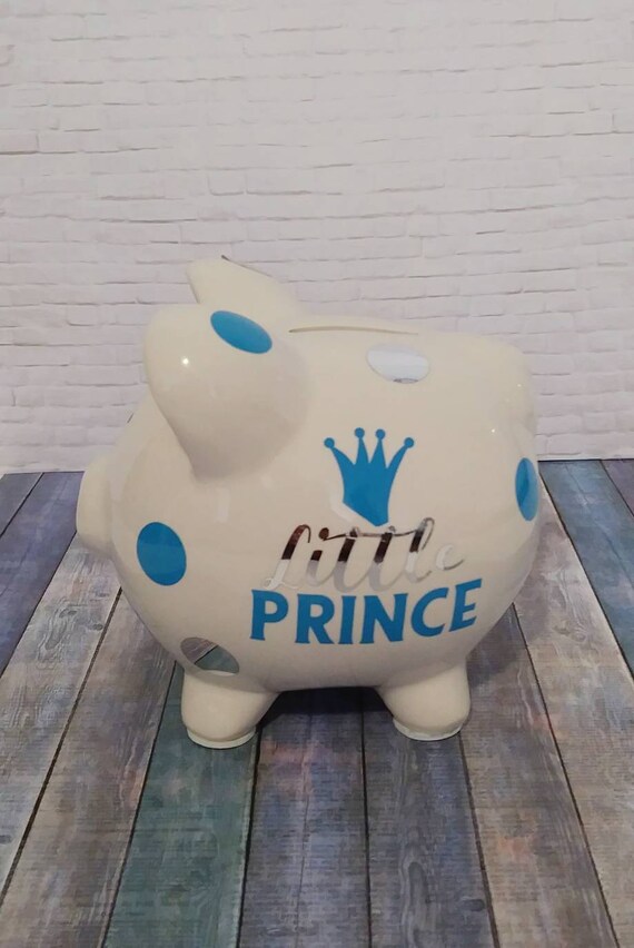 my first piggy bank blue