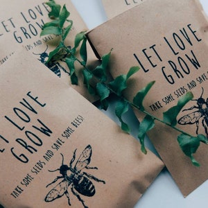 Wild Flower Seed | Wedding Favours | Save the Bees | Wedding Gifts