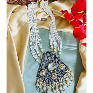 Garba jewelry,indian jewelery,oxidised jewelry,silver necklace set,oxidised necklace set,navratri jewelry,Indian jewelry set