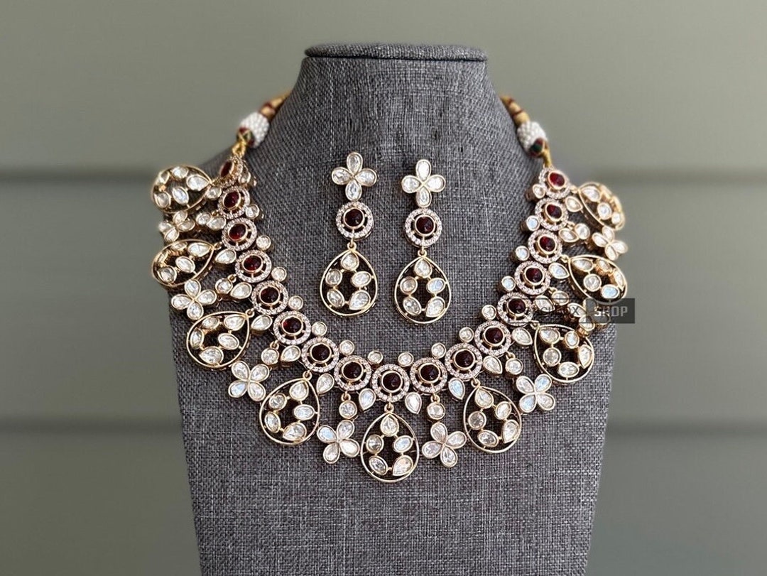 Ruby Set India Ruby Indian Wedding Set,indian Wedding Set,indian Jewelry,indian Bridal ...