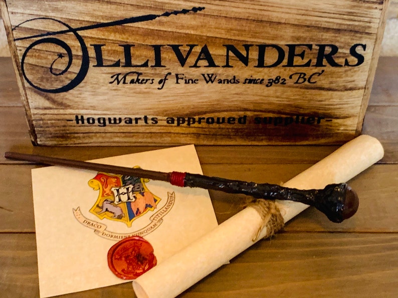 Custom Wand Harry Potter Harry Potter Wands Magic Wands Etsy