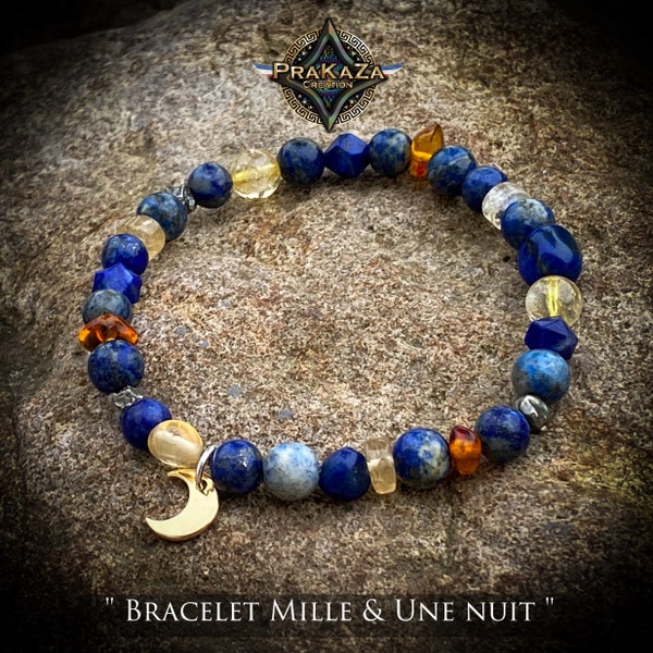 Bracelet Mille & Une Nuit / Lapis-lazuli/ Best SELLER / Homme / bijou femme / Bracelet créateur