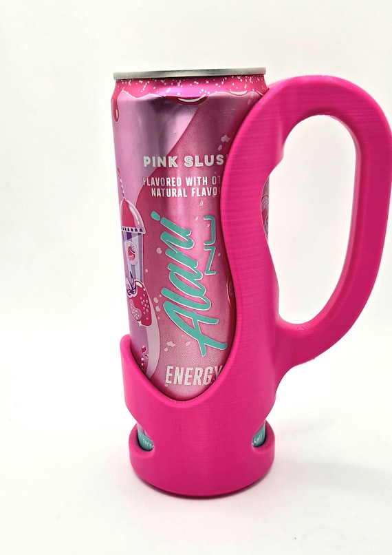 3D Printed 12oz Skinny Can Holder With Handle – Fits Alani Nu