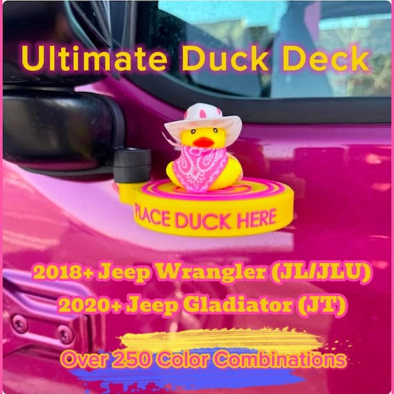 Jeep Duck Deck Holder | Wrangler JL/JLU, Gladiator JT Ducking Accessory
