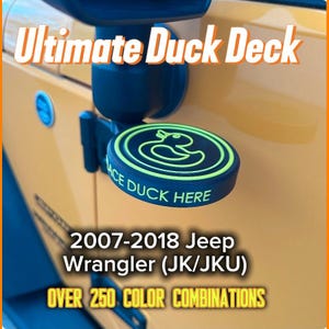 Ultimate Duck Deck – Duck Duck Jeep Drop Platform for Jeep Wrangler JK | Leave Ducks Here Holder | Jeep Duck Accessory