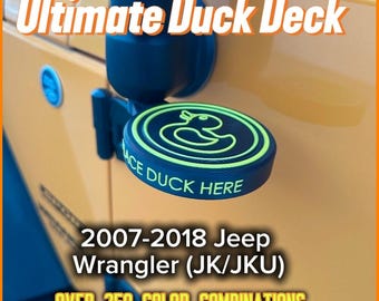 Ultimate Duck Deck – Duck Duck Jeep Drop Platform for Jeep Wrangler JK | Leave Ducks Here Holder | Jeep Duck Accessory