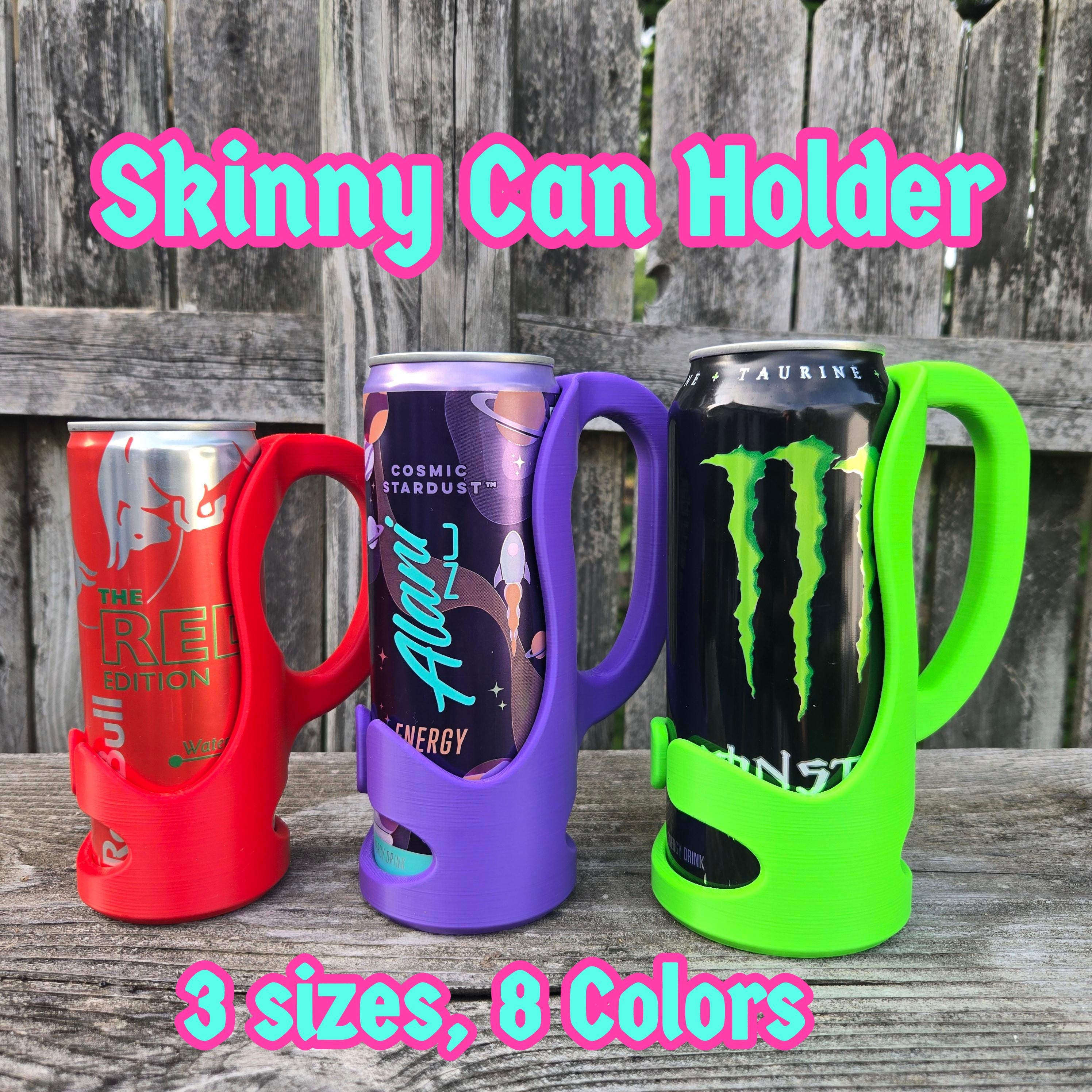 3D Printed Slim Can Holder With Handle – Fits Alani & Celsius 12