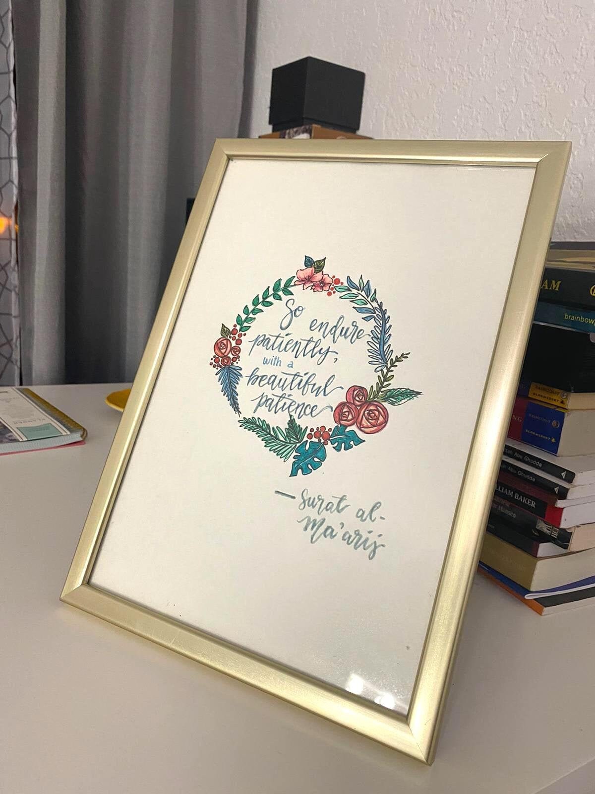 Floral Wreath Quotes Etsy