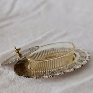 Vintage butter dish