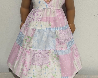 Dress made to fit 18 inch dolls