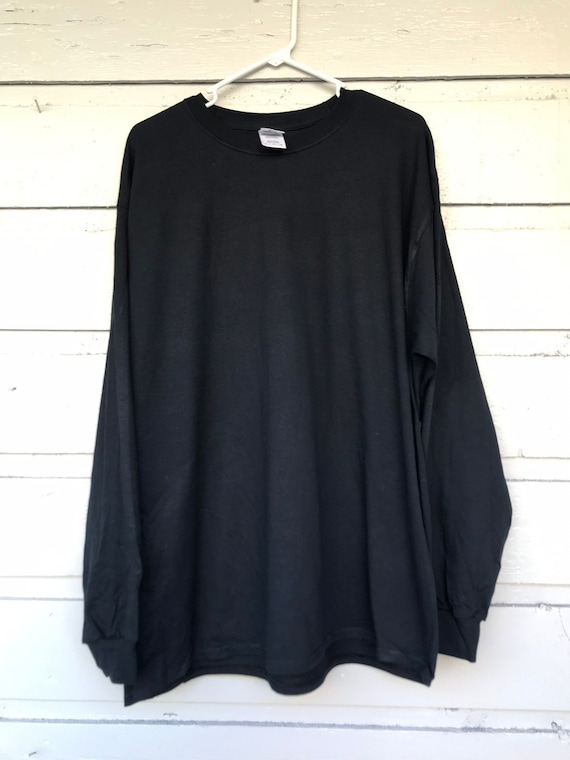 black plain long sleeve