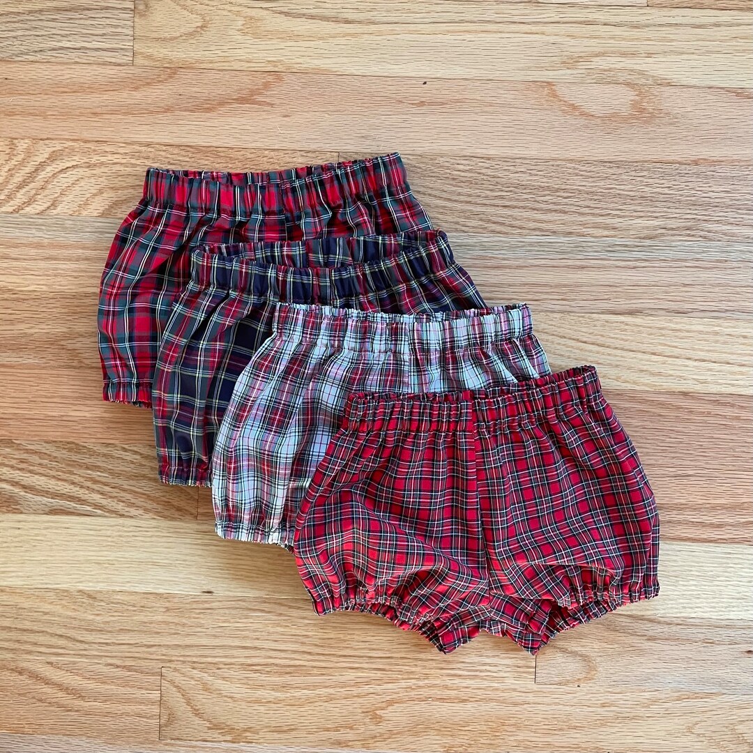 Plaid Bloomers for Children, Tartan Plaid Bloomer Shorts, Unisex Etsy