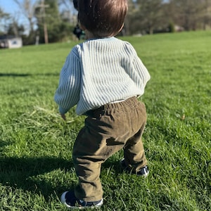 Corduroy pants for children, Regular/straight fit
