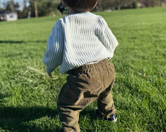 Pantalones de pana para niños, corte regular/recto