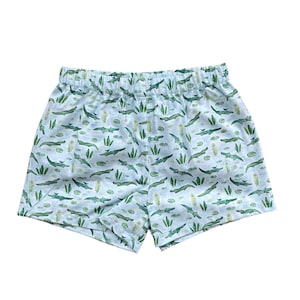 Alligator Shorts für Kinder / Größe Neugeborene bis 7 Jahre alt / Kurze Länge