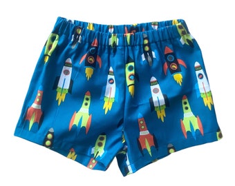 Rocket ships shorts / Space rocket shorts