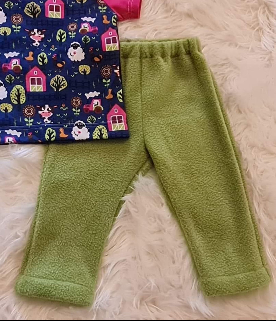 Toddler Fleece Lined Solid Color Pants