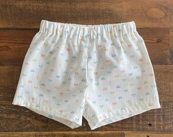 Cars shorts for children / Size newborn to 7 years old / Short length