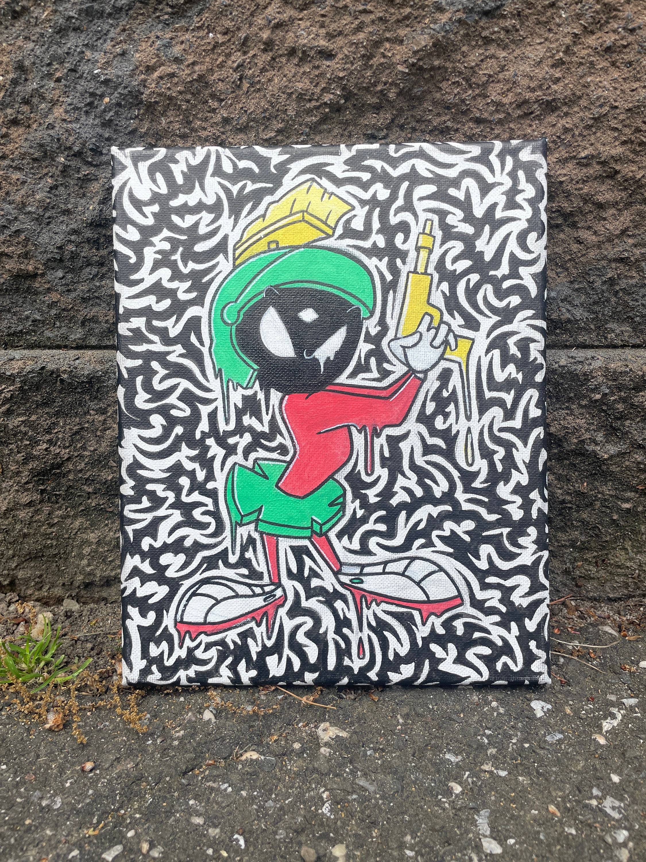Marvin the Martian X Louis Vuitton Canvas Painting