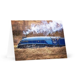 Locomotora de vapor Sir Nigel Gresley Clase A4 60007 / Tarjeta de felicitación