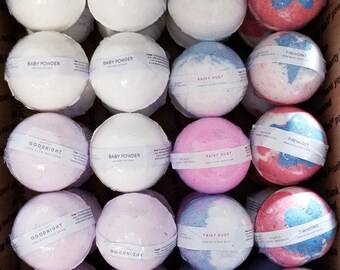 Bath bomb safety labels