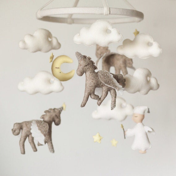 unicorn baby mobile