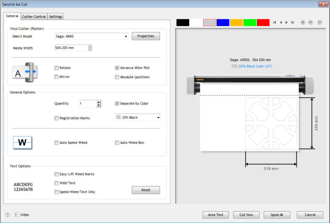 Easy to Use Software for Layout, Design & Cut With a Vinyl Cutter and