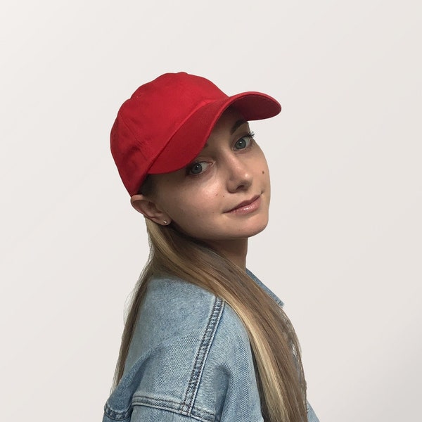 Hat for Small Heads | Women's Small-fit (Red)