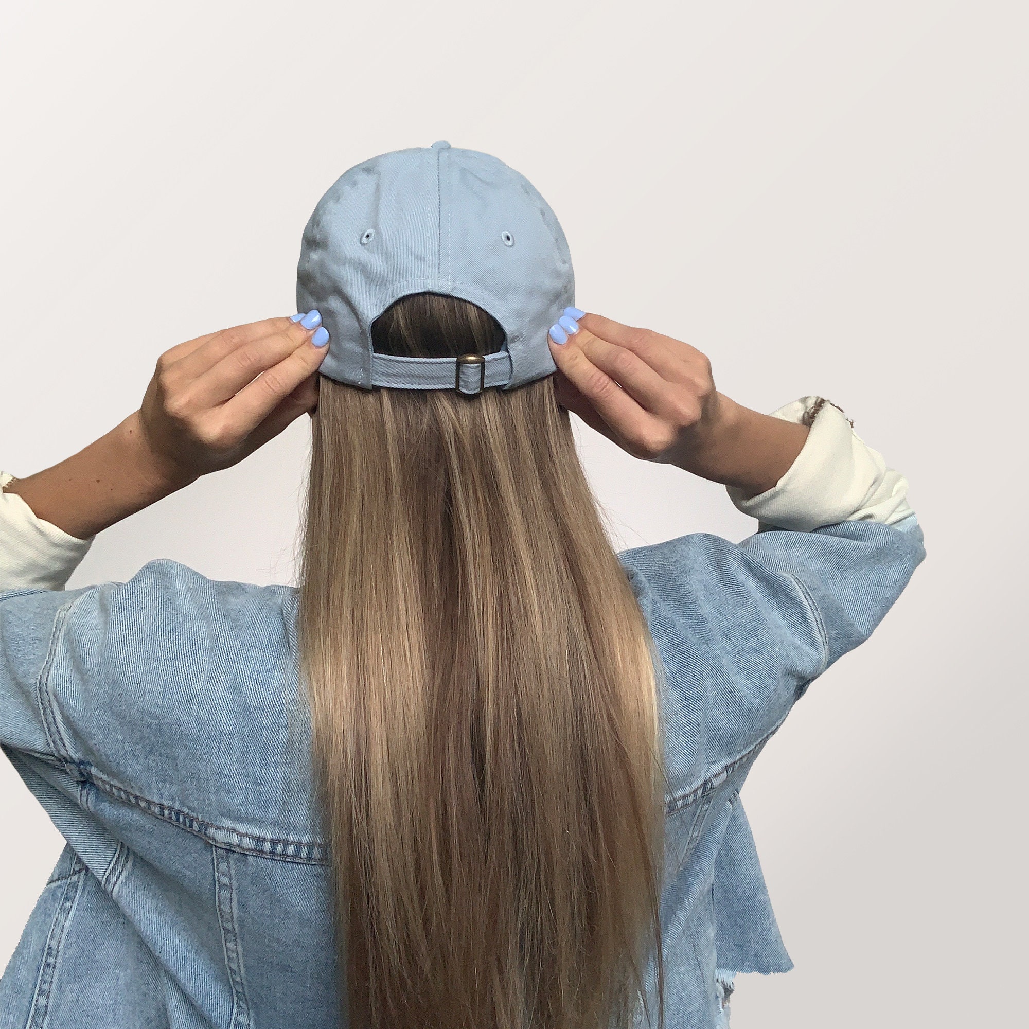 Hat for Small Heads Women's Smallfit (Light Blue)