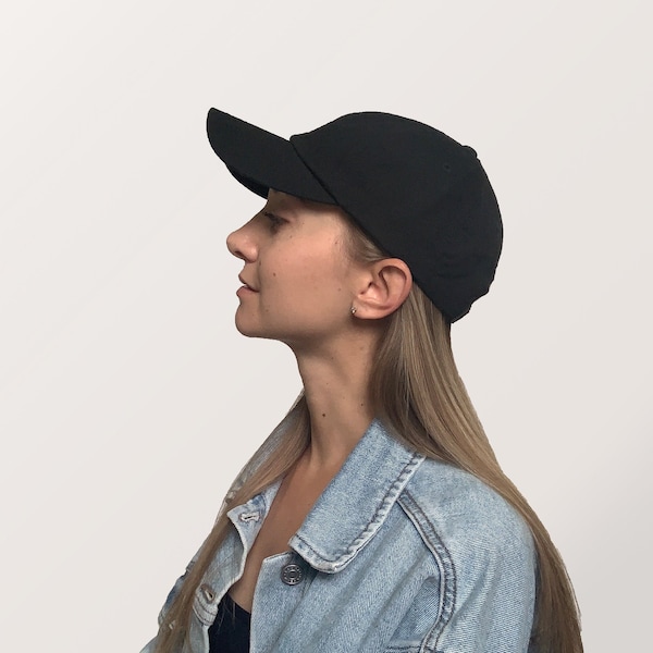 Hat for Small Heads | Women's Petite-fit (Black)