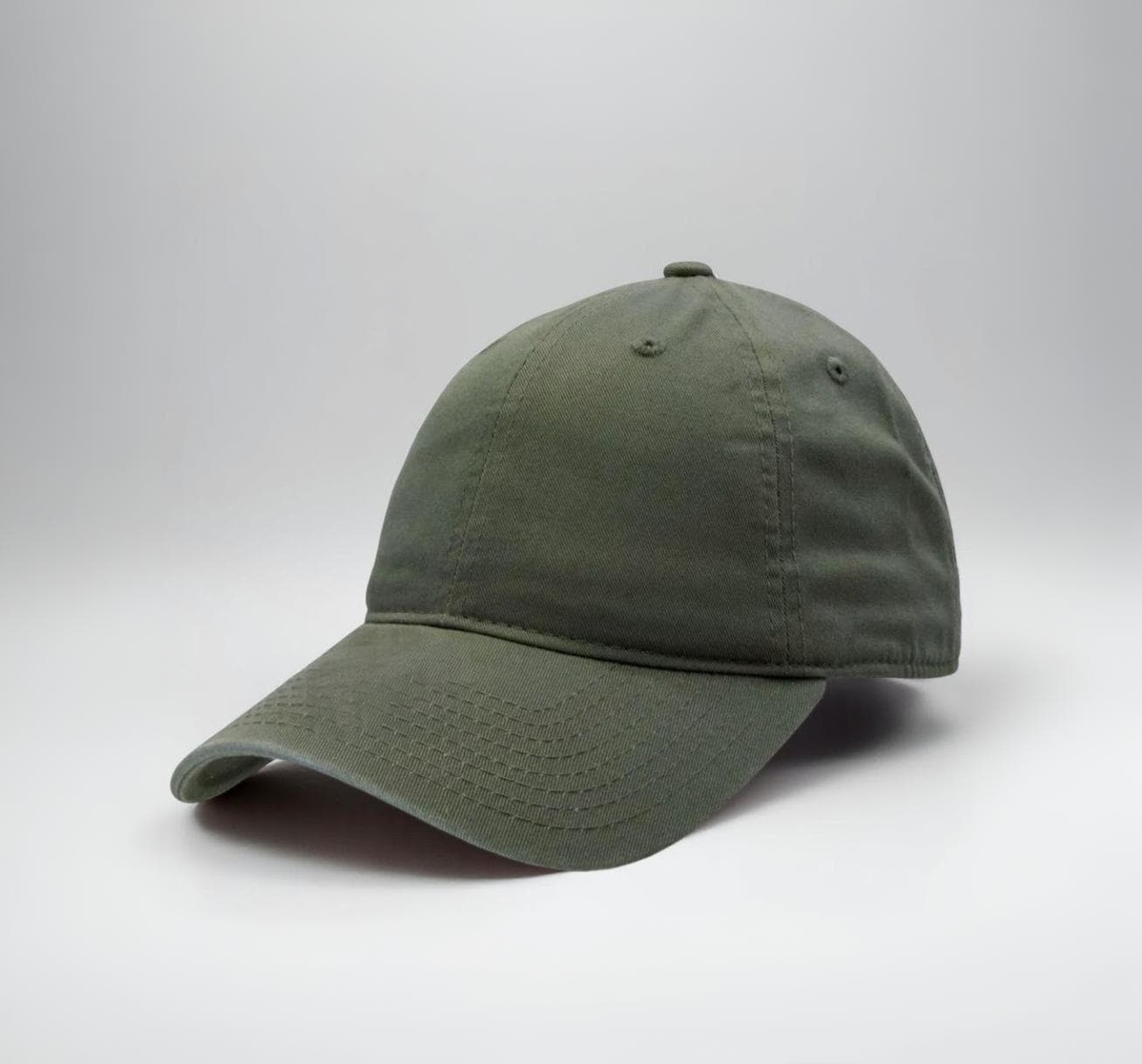 Unisex Green Embroidered Bow Tie 100% Cotton Adjustable Fit Classic Baseball Cap Lacuna | Army Green Baseball Cap | In stock! | Lucleon main image 2