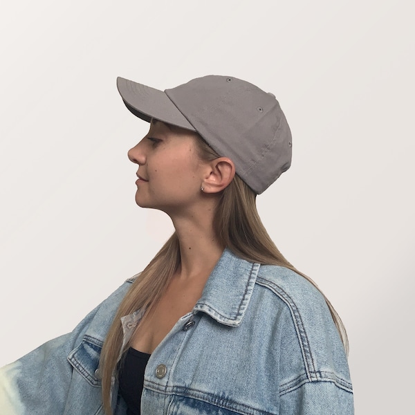 Hat for Small Heads - Women's Petite-fit (Grey)