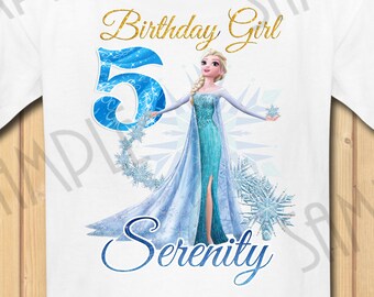 Download Frozen birthday svg | Etsy