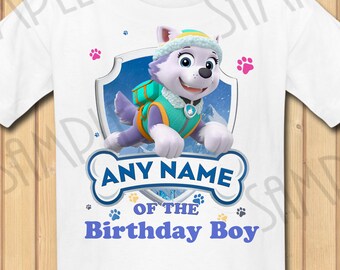 Download Paw patrol birthday shirt svg | Etsy