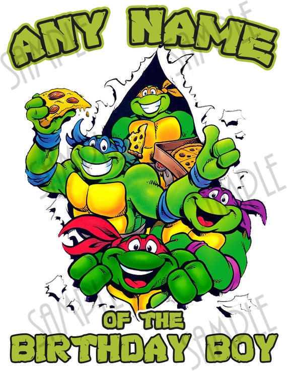 Download Free Tennage Ninja Mutants Turtles Iron On Transfer Printable Any Etsy SVG Cut Files