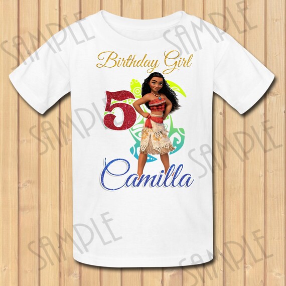 Download Free Disney Princess Moana Svg Birthday Girl Iron On Transfer Etsy SVG Cut Files