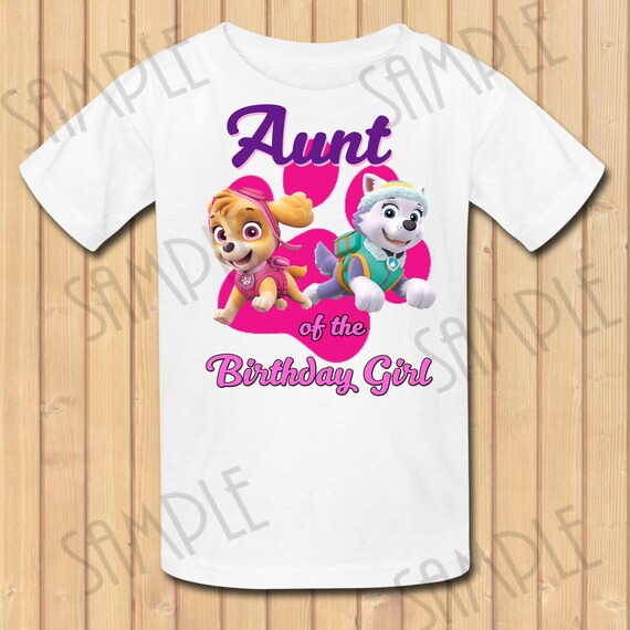 Download Paw Patrol Skye Everest Aunt of the Birthday Boy INSTANT ...
