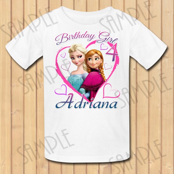 Disney Frozen Elsa Anna Svg Birthday Girl Flowers Pink Hearts Etsy