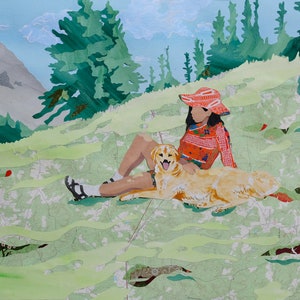 Girl & Dog image 1