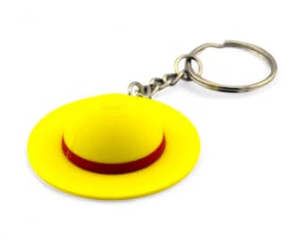 Straw Hat Inspired Keychain