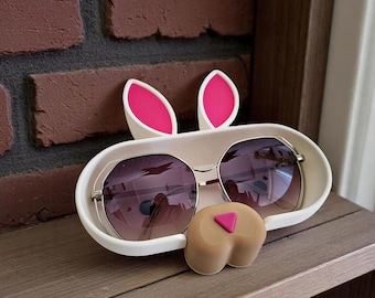 Rabbit Eyeglass Tray – 3D Printed Animal Glasses Holder
