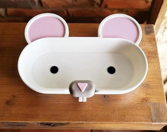 Mouse Eyeglass Tray - 3D Printed Animal Glasses Holder