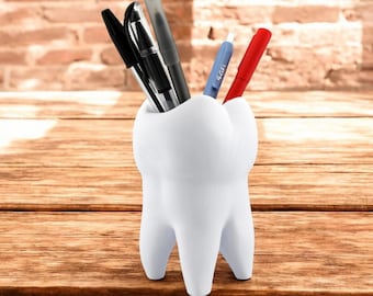 Molar Tooth Pen Holder - Dentist Desk Organizer