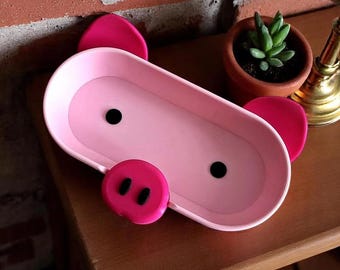 Pig Eyeglass Tray - 3D Printed Glasses Holder