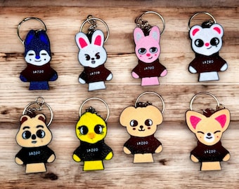 SKZOO Keychains - Complete 8-Pack Bundle