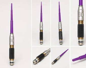 Fidget Mini Lightsaber (Mace Windu Style) available with Various Colors Blades