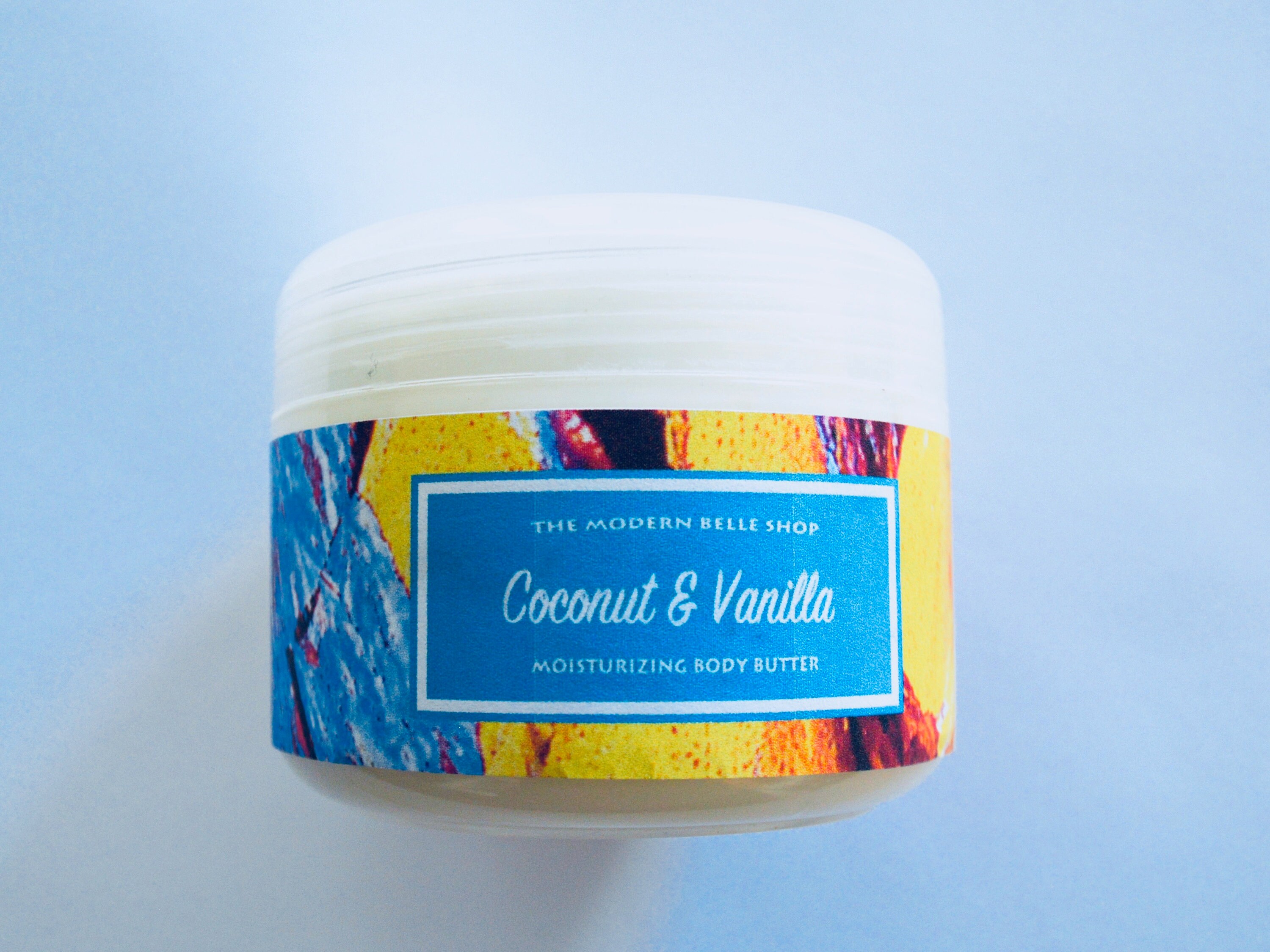 Moisturizing Body Butter Vanilla Coconut 8 oz Etsy