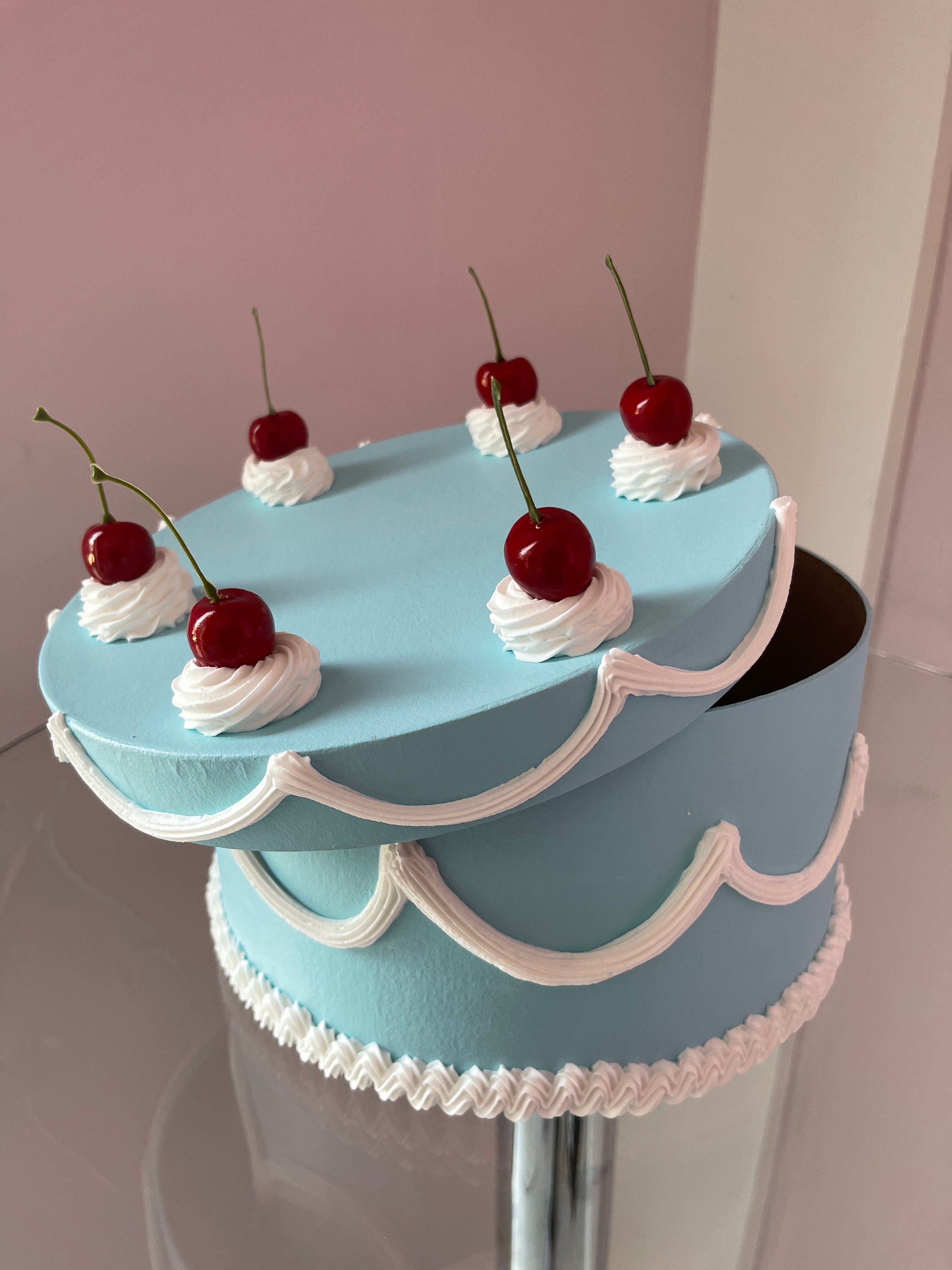 Fake Cake Containers Custom Fake Cake Box: Retro Kitsch Cake Decor Prop - Etsy