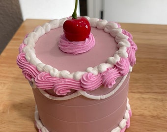 READY TO SHIP - Fake Birthday Cake